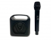 ААС-001р мини колонка с радио микрофоном (ручной передатчик)